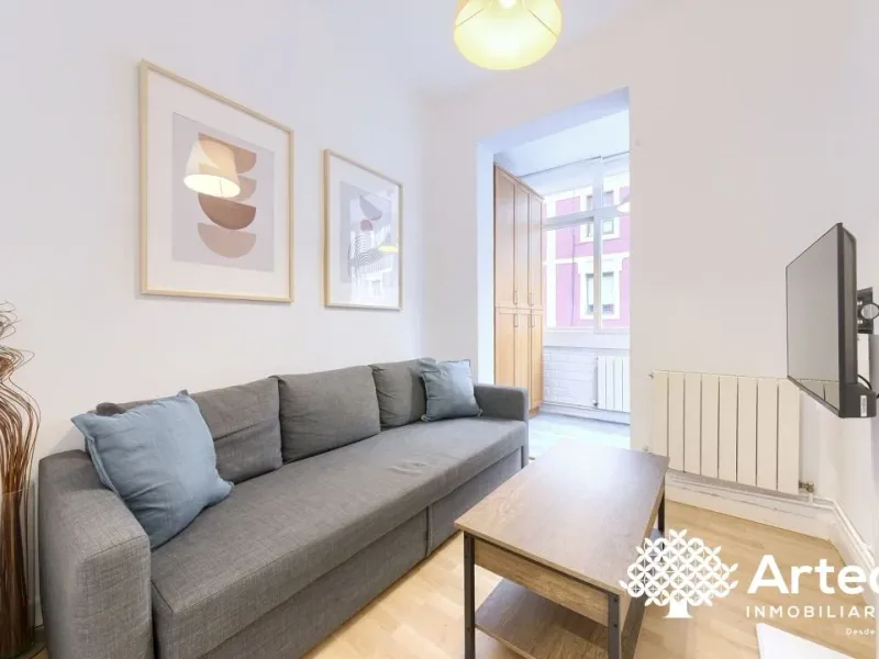 Alquiler de Temporada en Barrio de la Cruz (Begoña, Bilbao), 2 Habitaciones, Luminoso