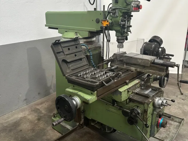 Fresadora Lagun FTV4, cabezal variable y mesa amplia