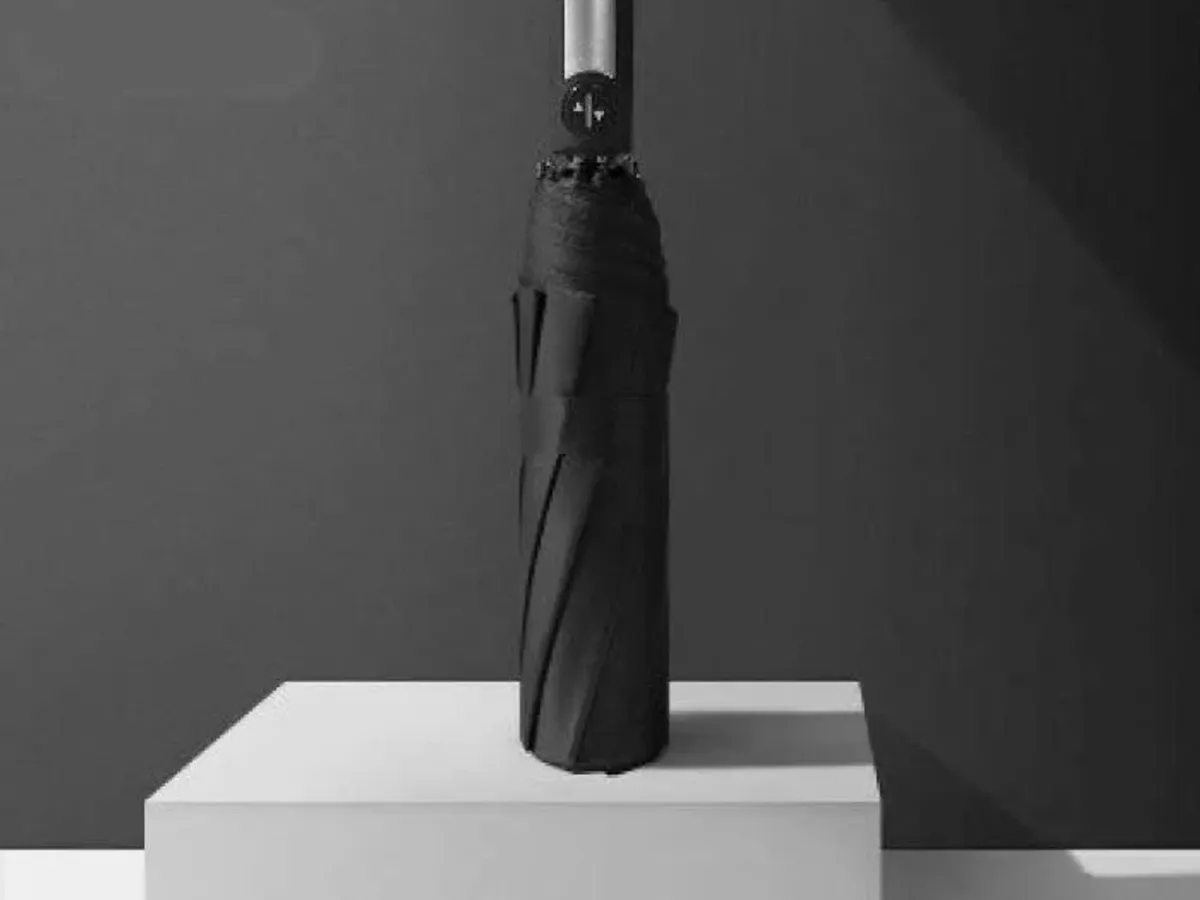 Parapluie Grand Format Résistant Parapluie Grand Format 108cm - Résistant Vent 16 Nervures - Poignée Bois - Automatique Parapluie 2 Personnes