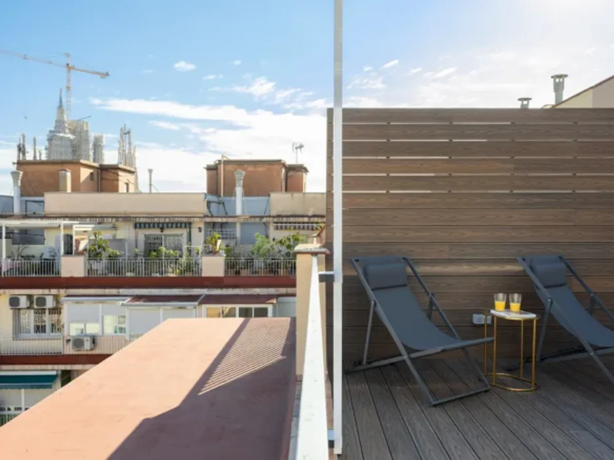 Espectacular ático con vistas a Sagrada Familia