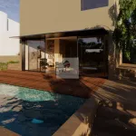 Moradia 4 frentes com piscina, terreno c/420 m2, Grijó 1