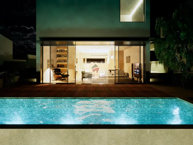 Moradia 4 frentes com piscina, terreno c/420 m2, Grijó