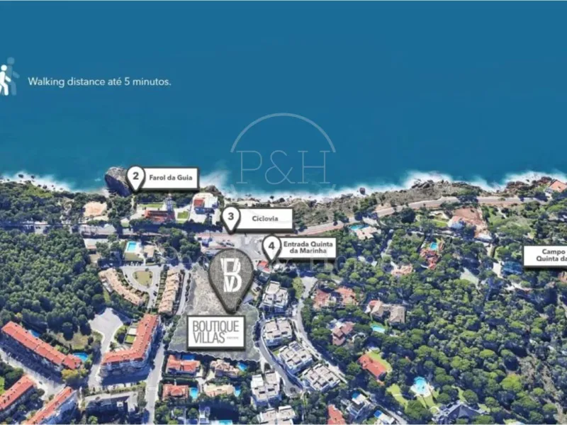 Cascais - Quinta da Marinha. Ultra moderna. Nova. Vista mar