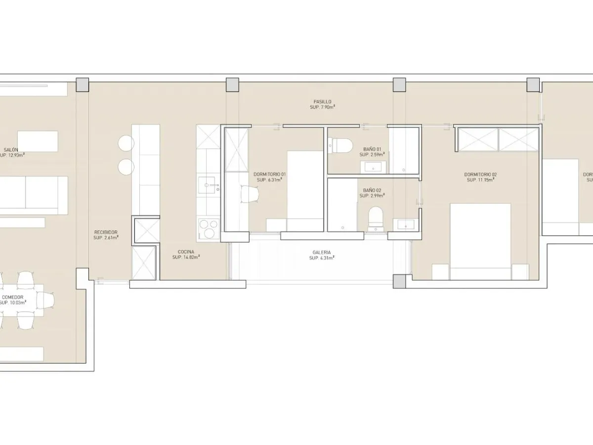 Piso con reforma integral en Arrancapins.