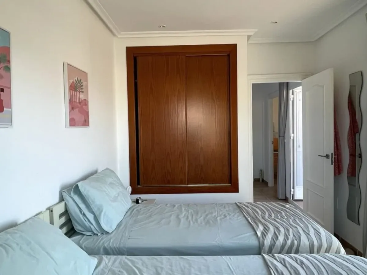 Fabulous 3-bedroom duplex with mountain views and garden in Vera playa