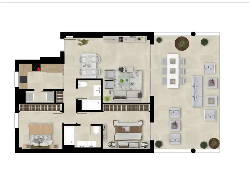 Penthouse for sale in La Cala Golf, Mijas