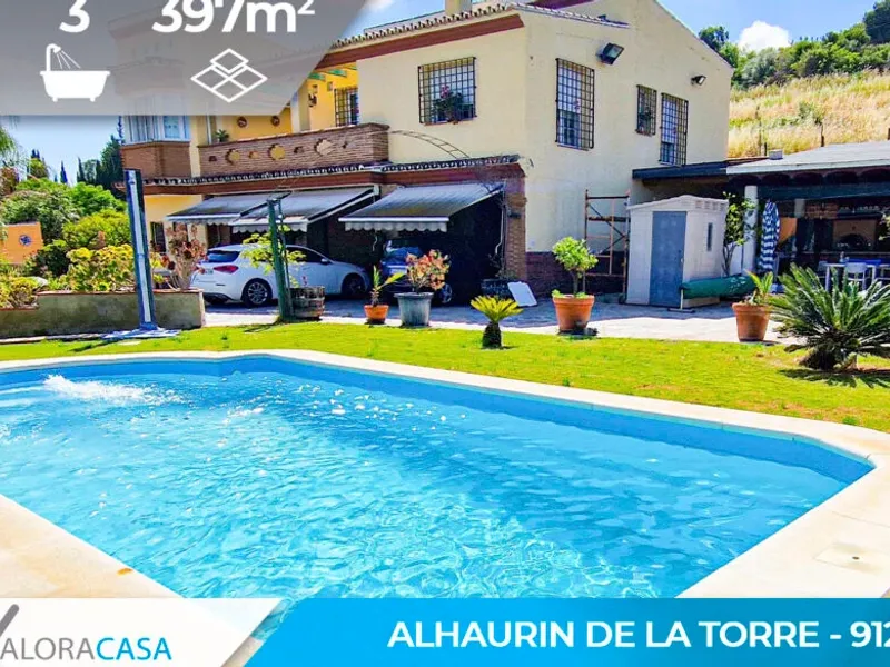 CASA EN VENTA EN ALHAURIN DE LA TORRE – H912A –