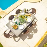 Maison jumelée à vendre avec piscine à Badia Gran 3