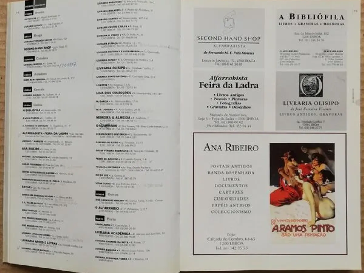 Catálogo Nacional de Antiquários e de Arte 1994/95