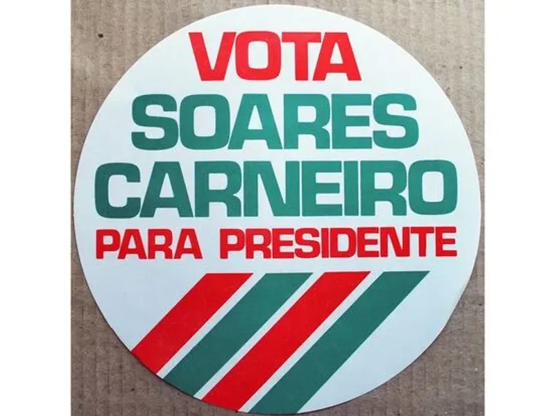 Cartaz redondo Soares Carneiro 1980 