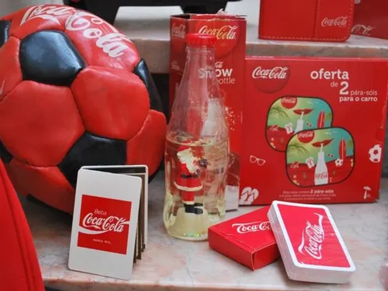 Artigos publicitários/merchandising da Coca-Cola