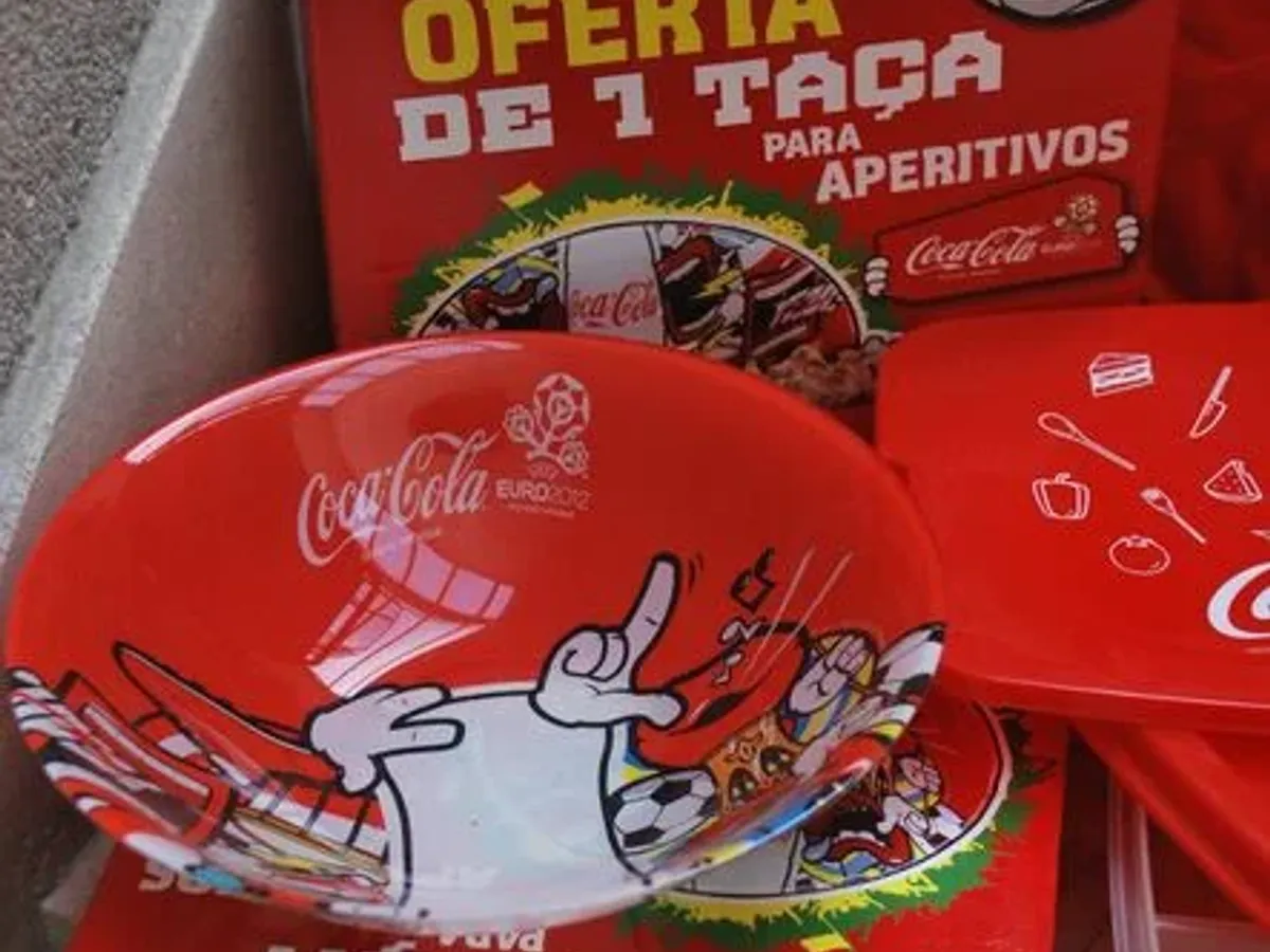 Artigos publicitários/merchandising da Coca-Cola