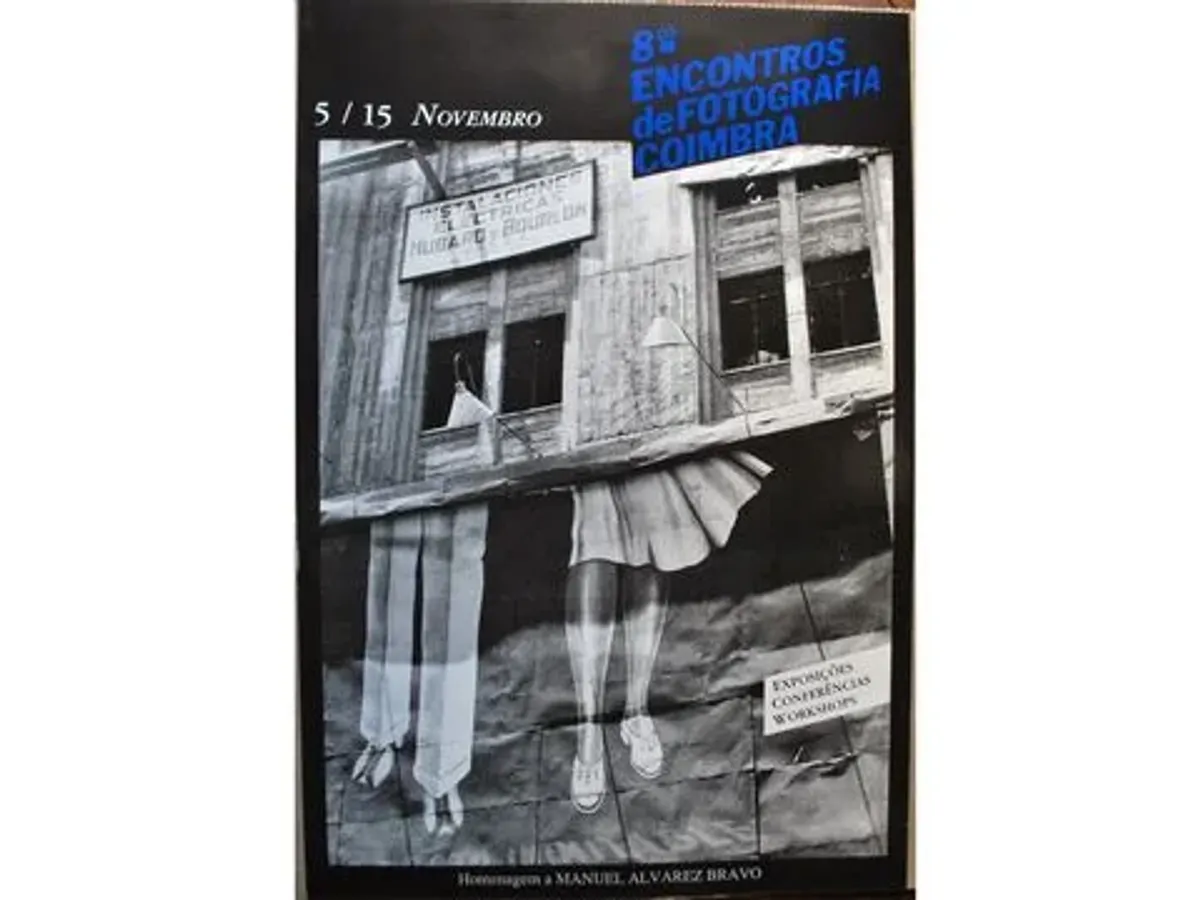 Cartaz 8ª Encontros de Fotografia de Coimbra 1987