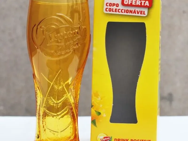 Copo Lipton Ice Tea amarelo 