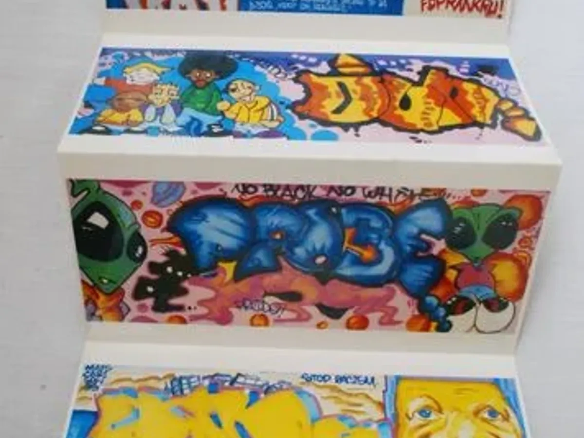 Conjunto de 6 postais do Concurso Oeiras Grafitis