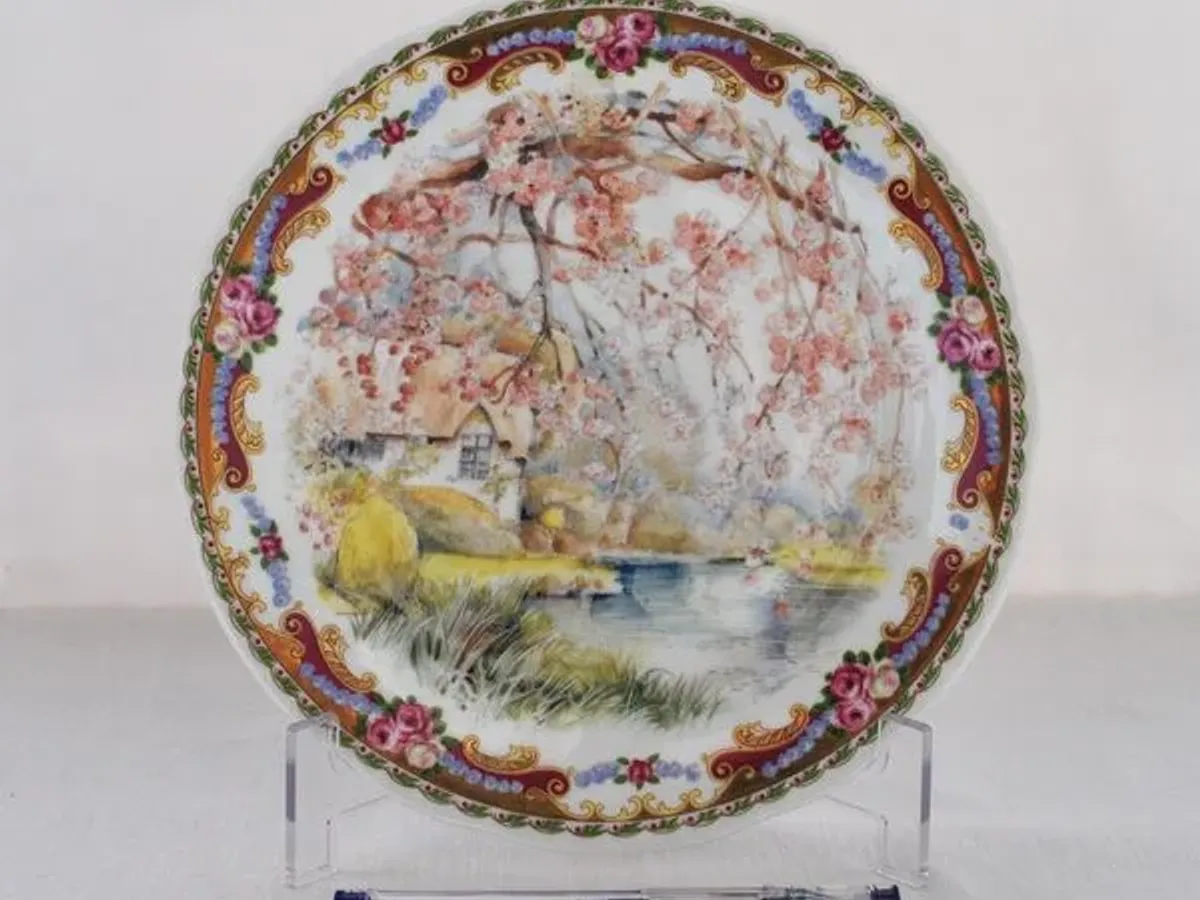 Prato decorativo em porcelana de Limoges 