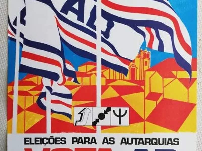 Cartaz político / propaganda AD Eleições 1979