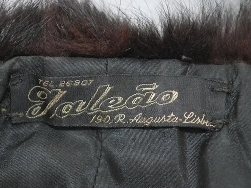 2 golas de pele verdadeira 