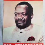 Cartaz político / propaganda UNITA Jonas Savimbi  2