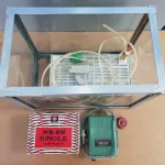 Aquário com bomba de ar e alguns acessórios  2