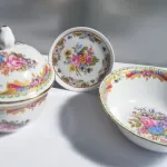 Limoges - Guarda-jóias, taça e pequeno prato 1