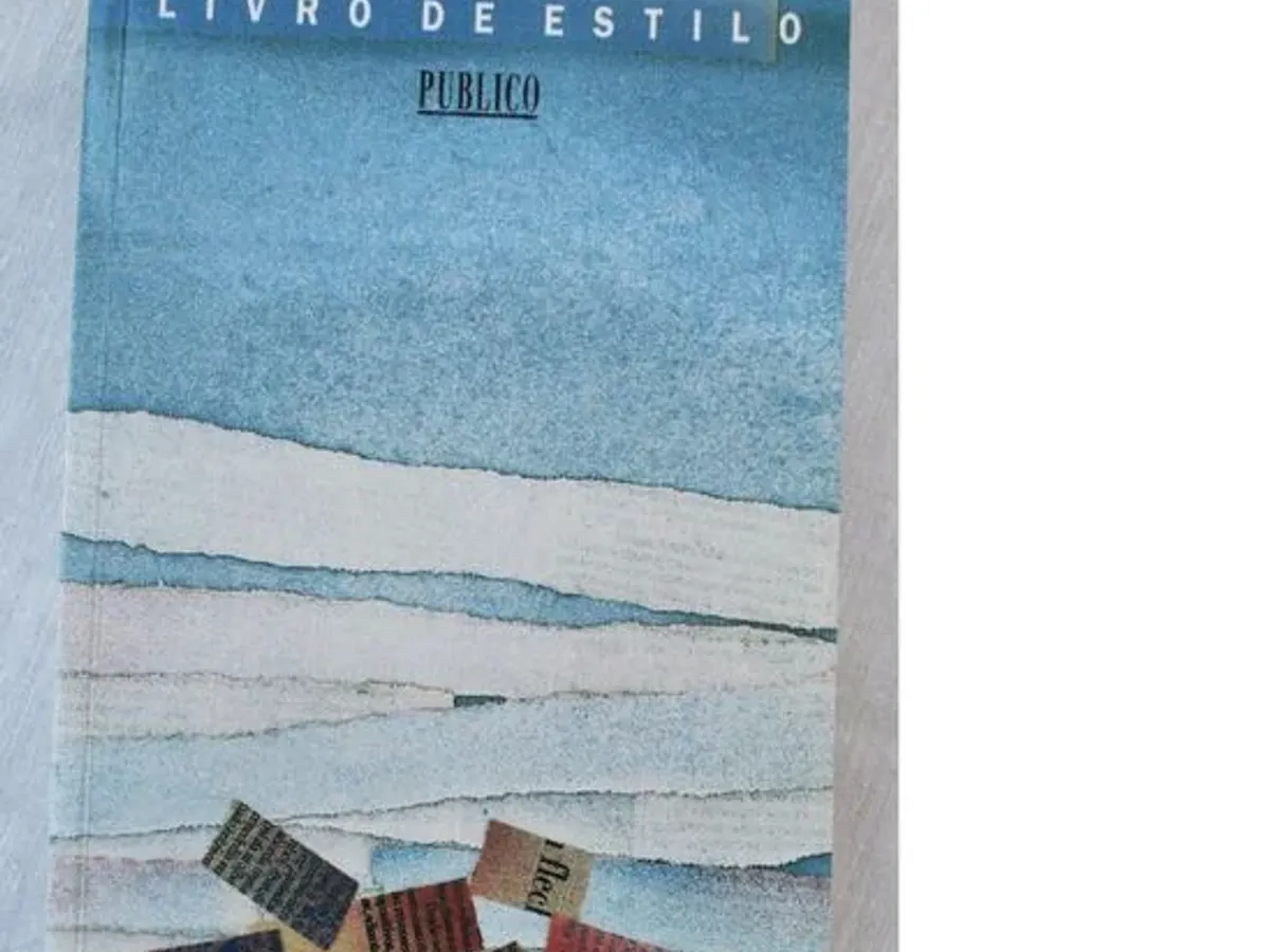 Livro de estilo do jornal Público – 1ª edição 1998