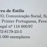 Livro de estilo do jornal Público – 1ª edição 1998 4