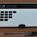 Agenda telefónica com calculadora solar dos anos 8 5