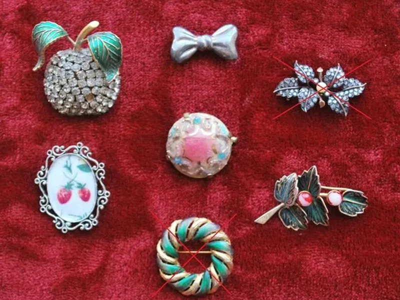 Brincos e Alfinetes dos anos 70 – 80 – 90