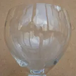 Copo de pé alto gravado  2