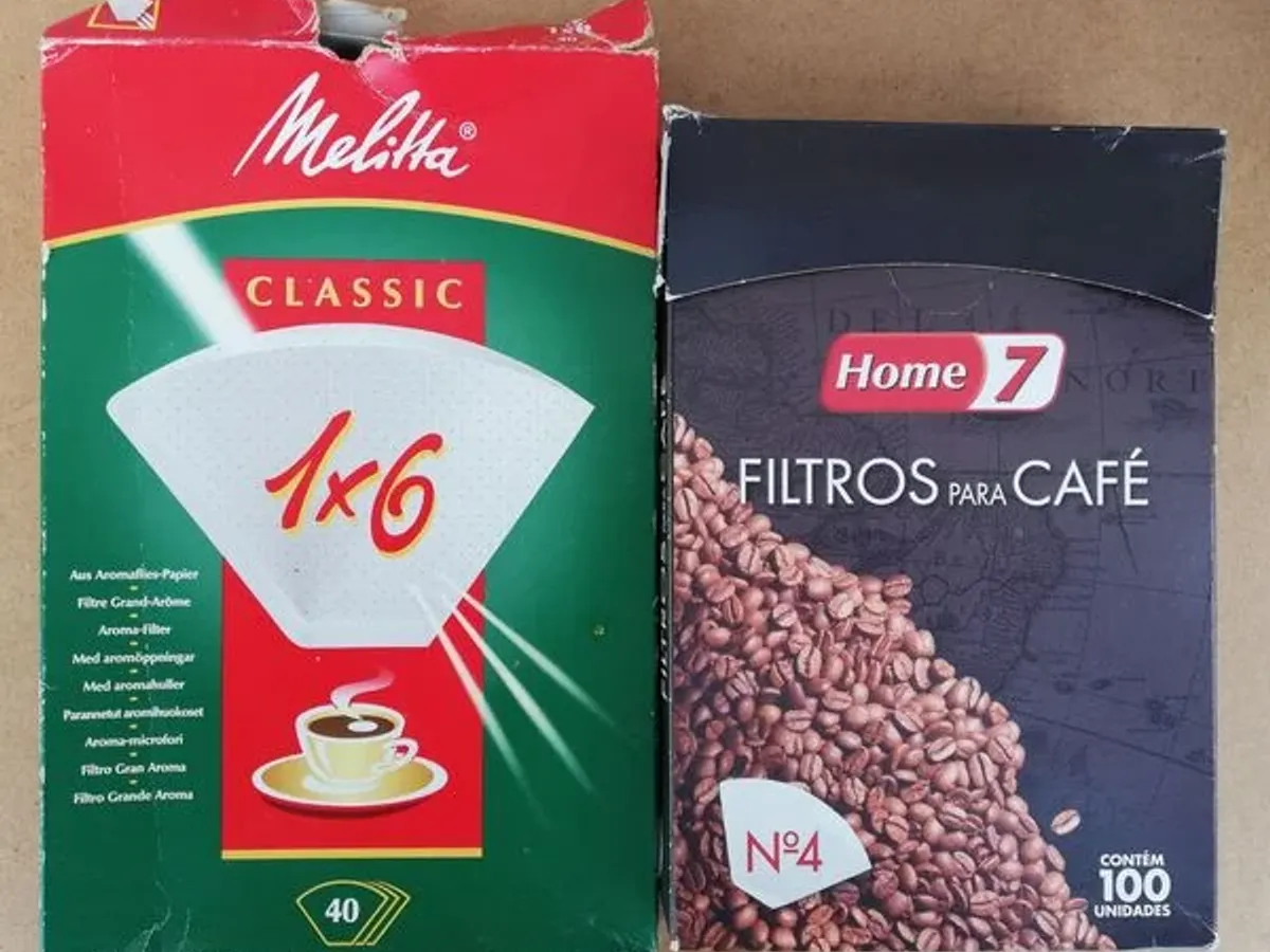 Filtros de papel para máquinas de café 