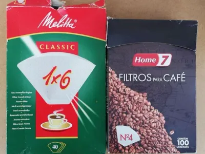 Filtros de papel para máquinas de café 