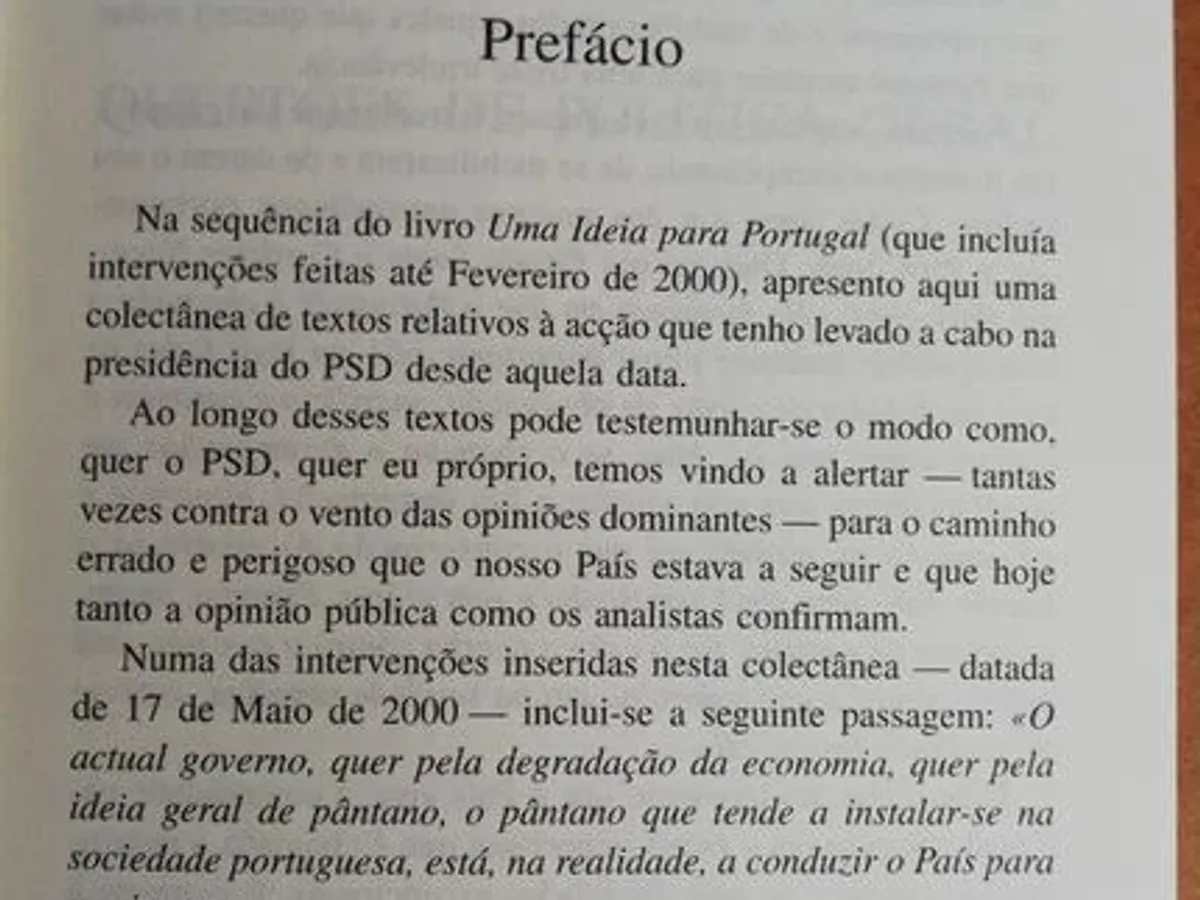 Durão Barroso - mudar de modelo