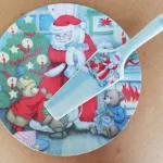 Prato de Natal com espátula  1