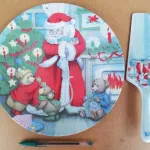 Prato de Natal com espátula  3