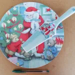 Prato de Natal com espátula  4
