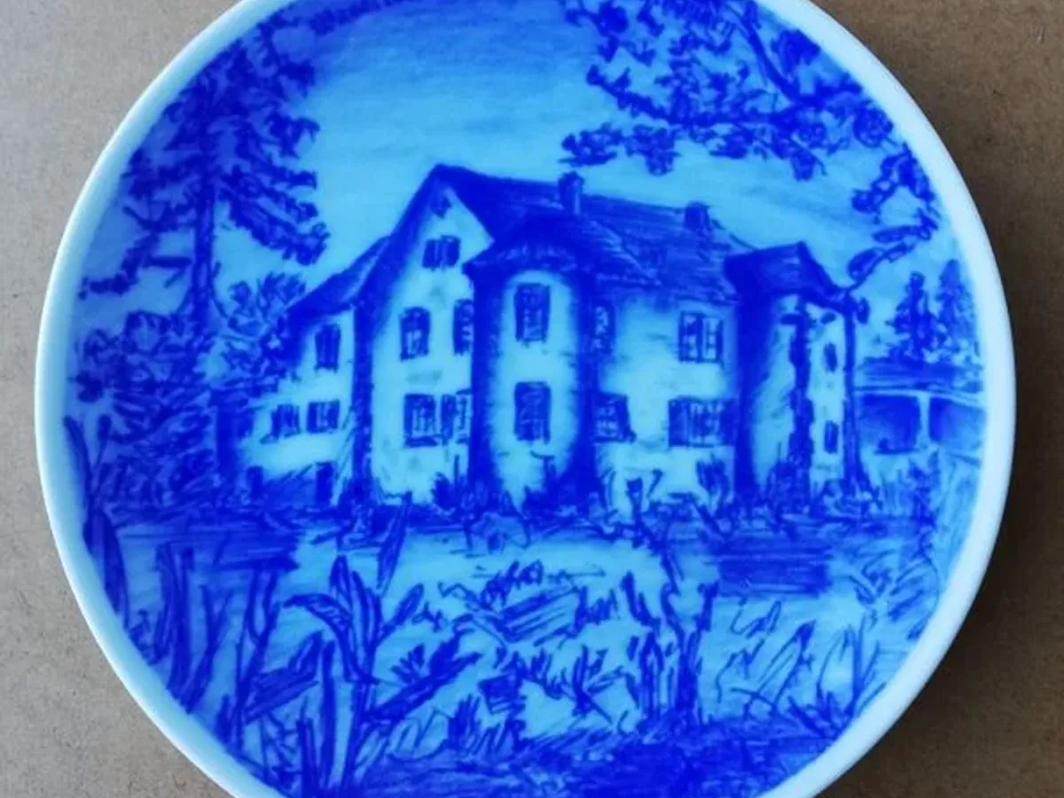 Prato decorativo KIWO 1992 Edição limitada