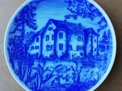 Prato decorativo KIWO 1992 Edição limitada