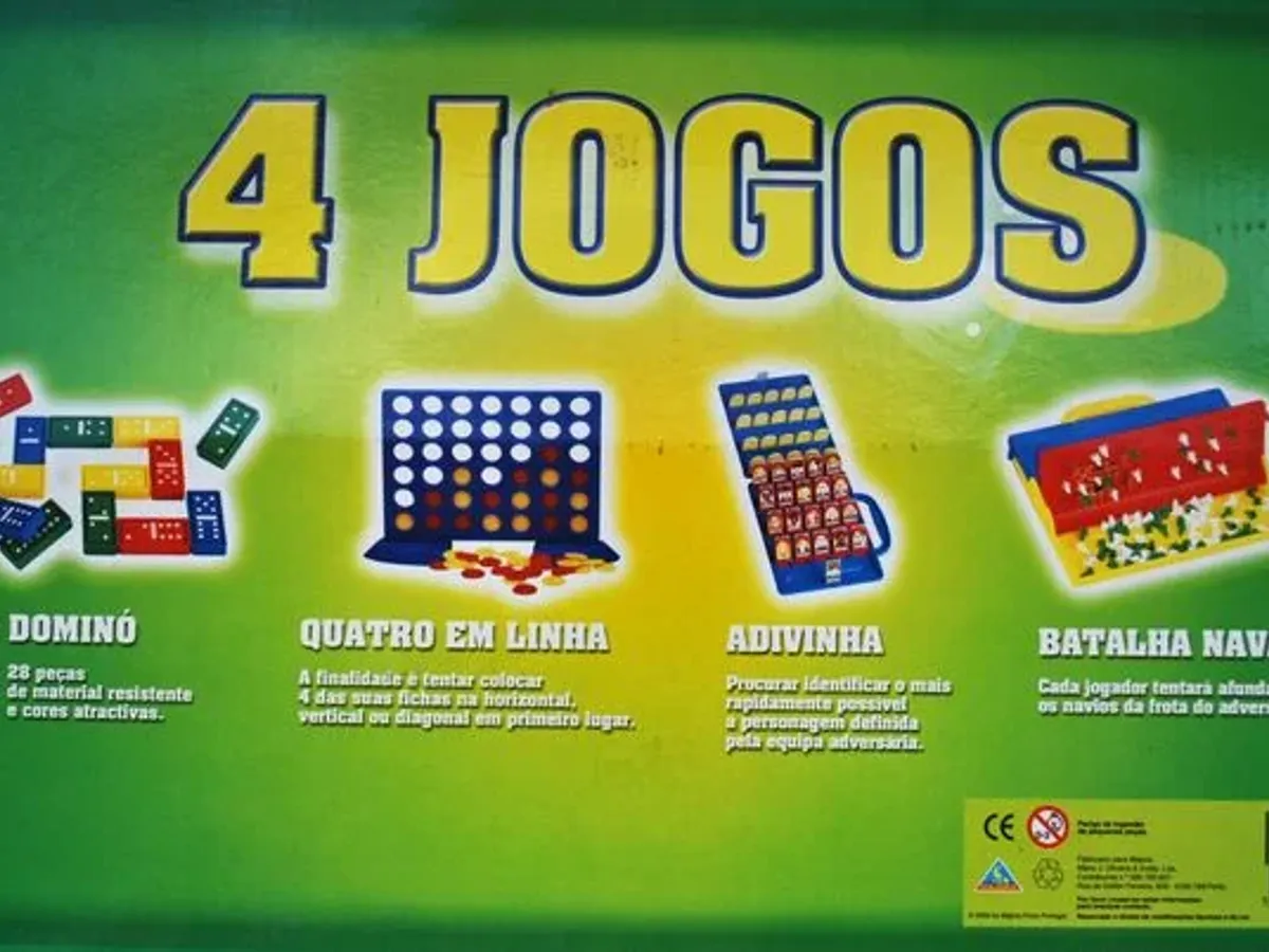 4 Jogos Majora – Dominó / 4 em linha / Adivinha / 