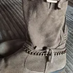 Botas camurça castanhas 1