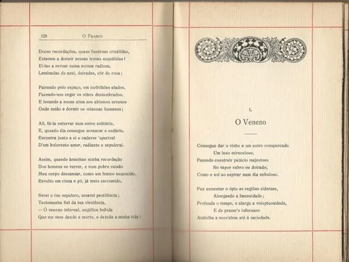 Flores do Mal, de Delfim Guimarães, de 1909 