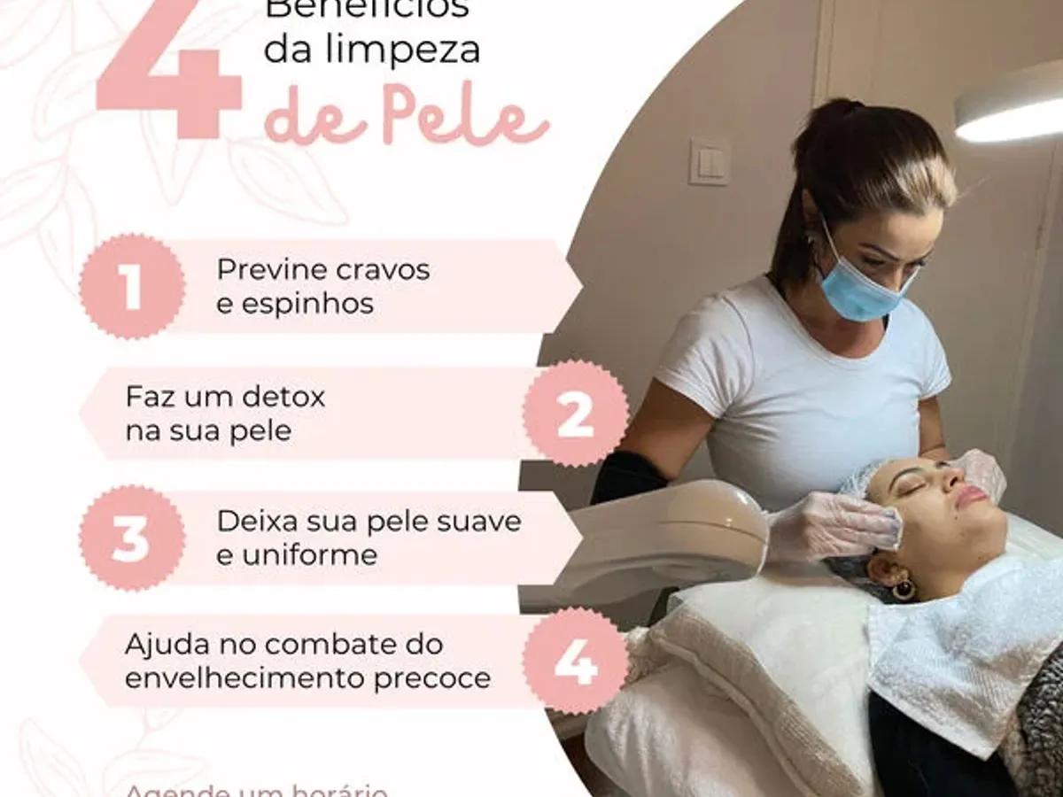 Limpeza de pele e massagens 