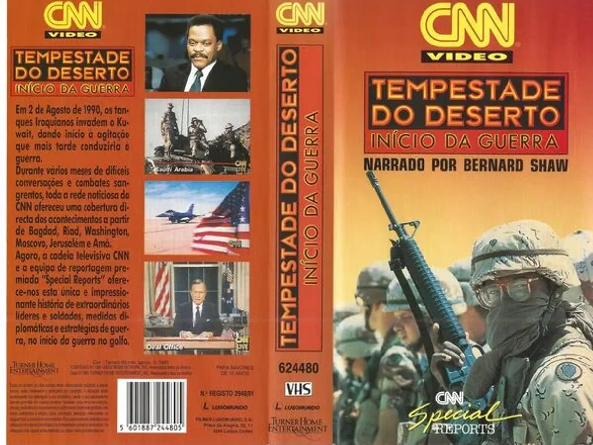 Cassetes VHS de temas militares 