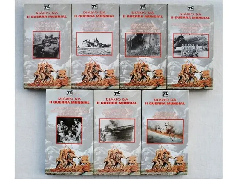 Diário da II Guerra Mundial – 7 cassetes VHS 