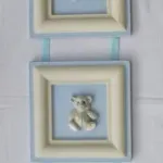 Conjunto de artigos decorativos para quarto bebé 2