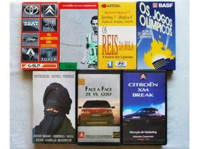 Cassetes VHS – Desporto e Automóvel