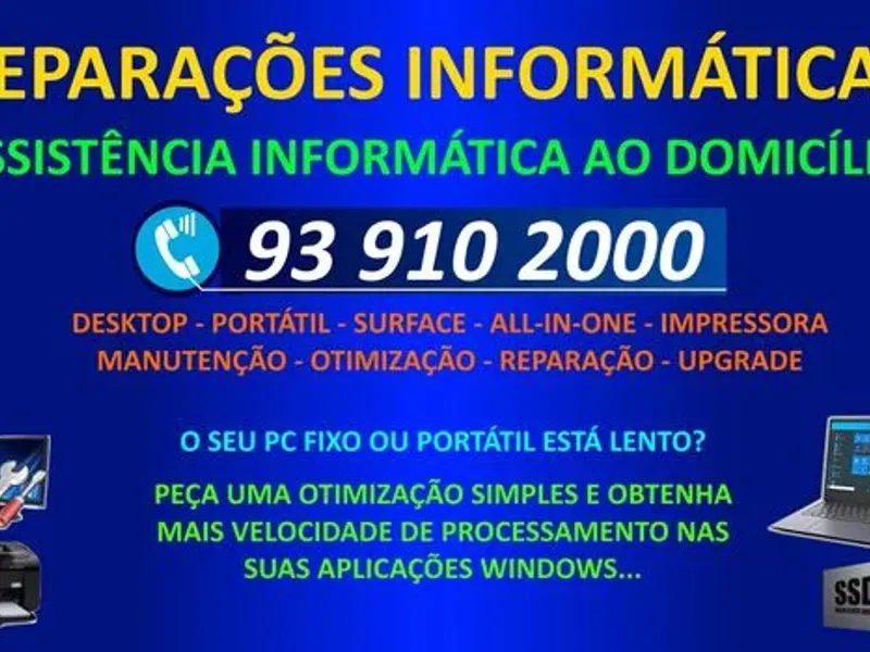 Reparar Computador fixo ou Portátil