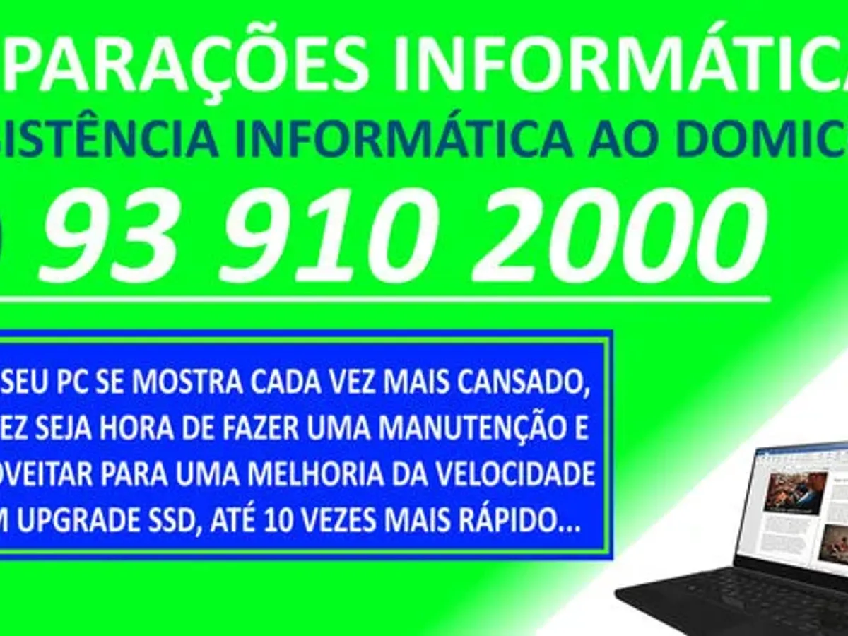 Reparar Computador fixo ou Portátil