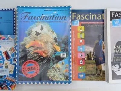 Revistas Fascination da Administração Postal das N