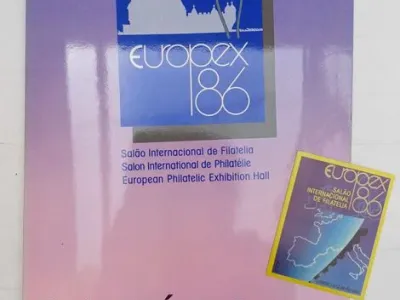 Catálogo da Exposição filatélica Europex 86